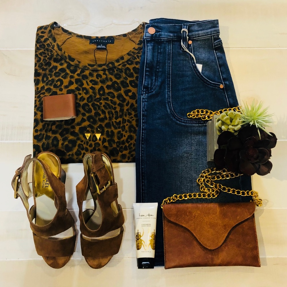 Sanctuary Leopard print tee